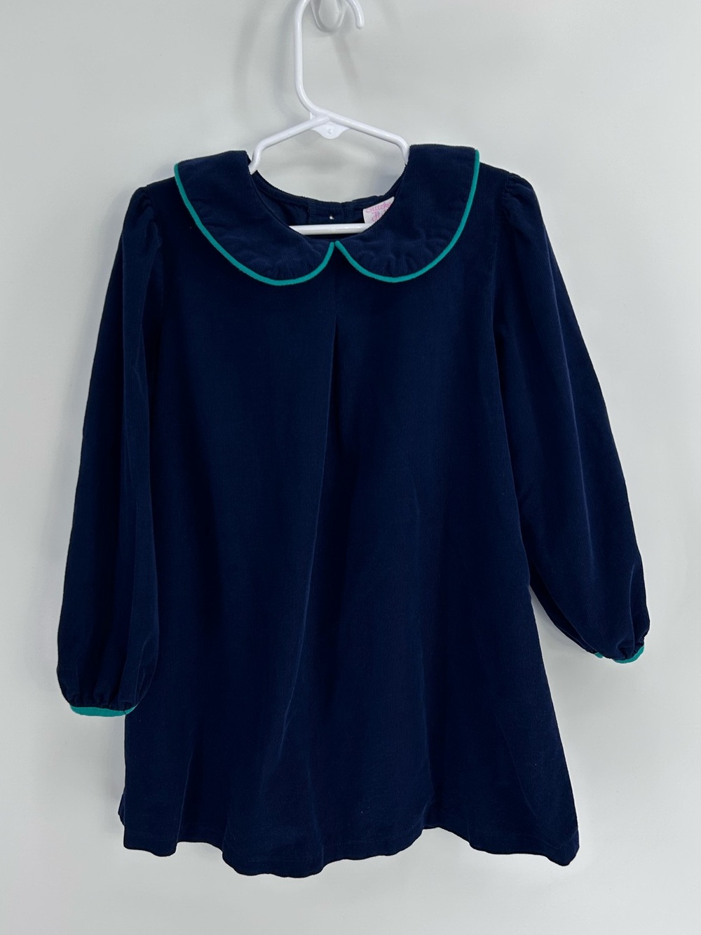 Stitchy Fish Girls Navy Corduroy Dress - Size 5